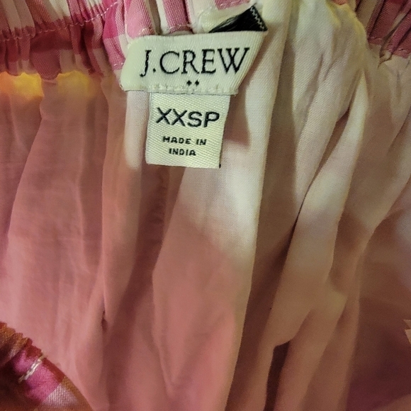 J.crew plad pink skirt size xxsp - Picture 3 of 6